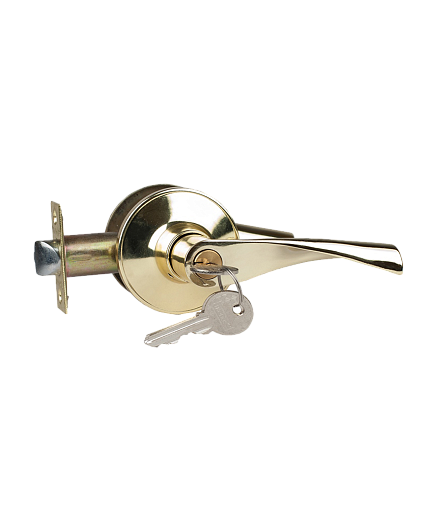 Ручки со встроенным механизмом Ручка-защелка TRODOS ЗВ2-01 PB ключ фиксатор 